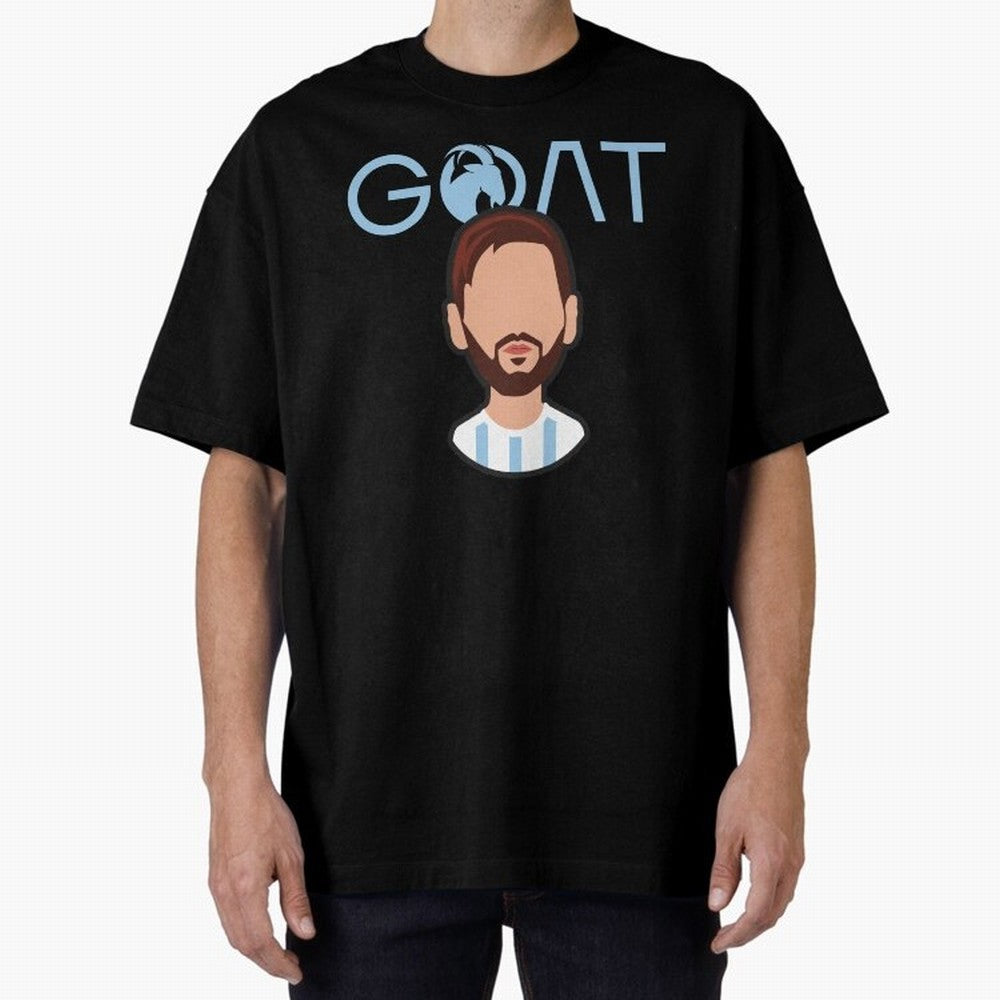 GOAT ¨C Lionel Messi Minimalist Vector Design Classic T-Shirt Make Game Day About FIFA World Cup 2026 Group Stage for Fans of Haaland and Mbappe and Argentina, France and Brazil, Bringing Supporter Pride, Iconic Celebrations, Legendary Names and