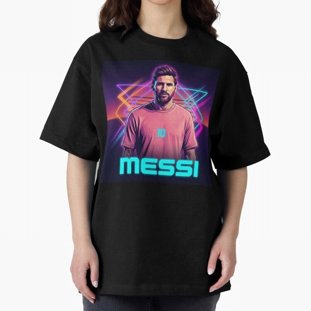 Inter Miami? Football Legend Messi Cyberpunk Retro Futurist Design (Version 5) Classic T-Shirt Honor Champions and Dreams in Match Day Hype around FIFA World Cup 2026 USA Canada Mexico, Mbappe, Spain and Netherlands, Tournament Hype, Historic