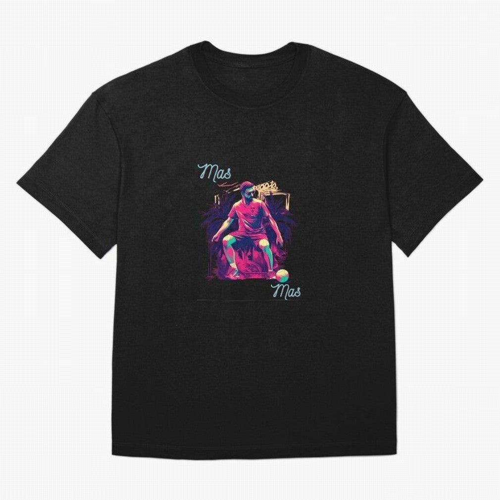 Messi Mas Messi Oversized T-Shirt Fuel the Hype around FIFA World Cup 2026 Celebrating Haaland and Mbappe, Spain Energy, Football Festival Excitement, Trophy Ambitions, Country Rivalries and Star Player Buzz; Perfect for People Who Love Argentina,