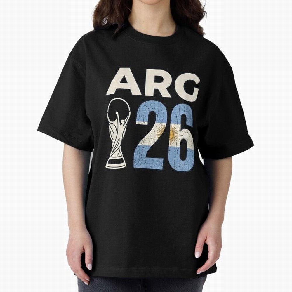 Argentina Football World Cup 2026 - Vintage Arg 26 Flag Design Essential T-Shirt Honor the Beautiful Game during the FIFA World Cup 2026 Journey through Cristiano Ronaldo, Haaland and CR7 Highlights, Argentina and Brazil Pride, Championship Spirit,