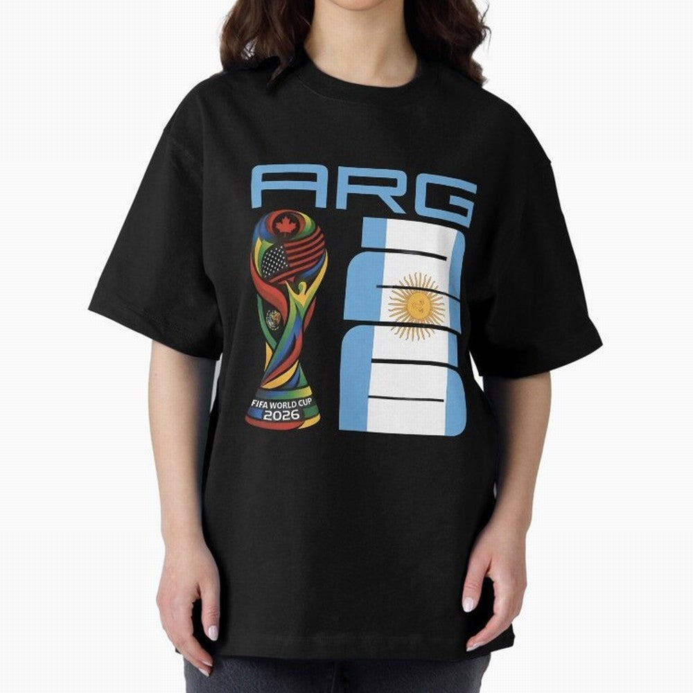 Argentina World Cup 2026 Soccer Fan Art - ARG Albiceleste Essential T-Shirt Follow the Final Road of Match Day Hype around FIFA World Cup 2026 Group Stage, CR7, Argentina and Brazil, Supporter Pride, Iconic Celebrations, Legendary Names and Global