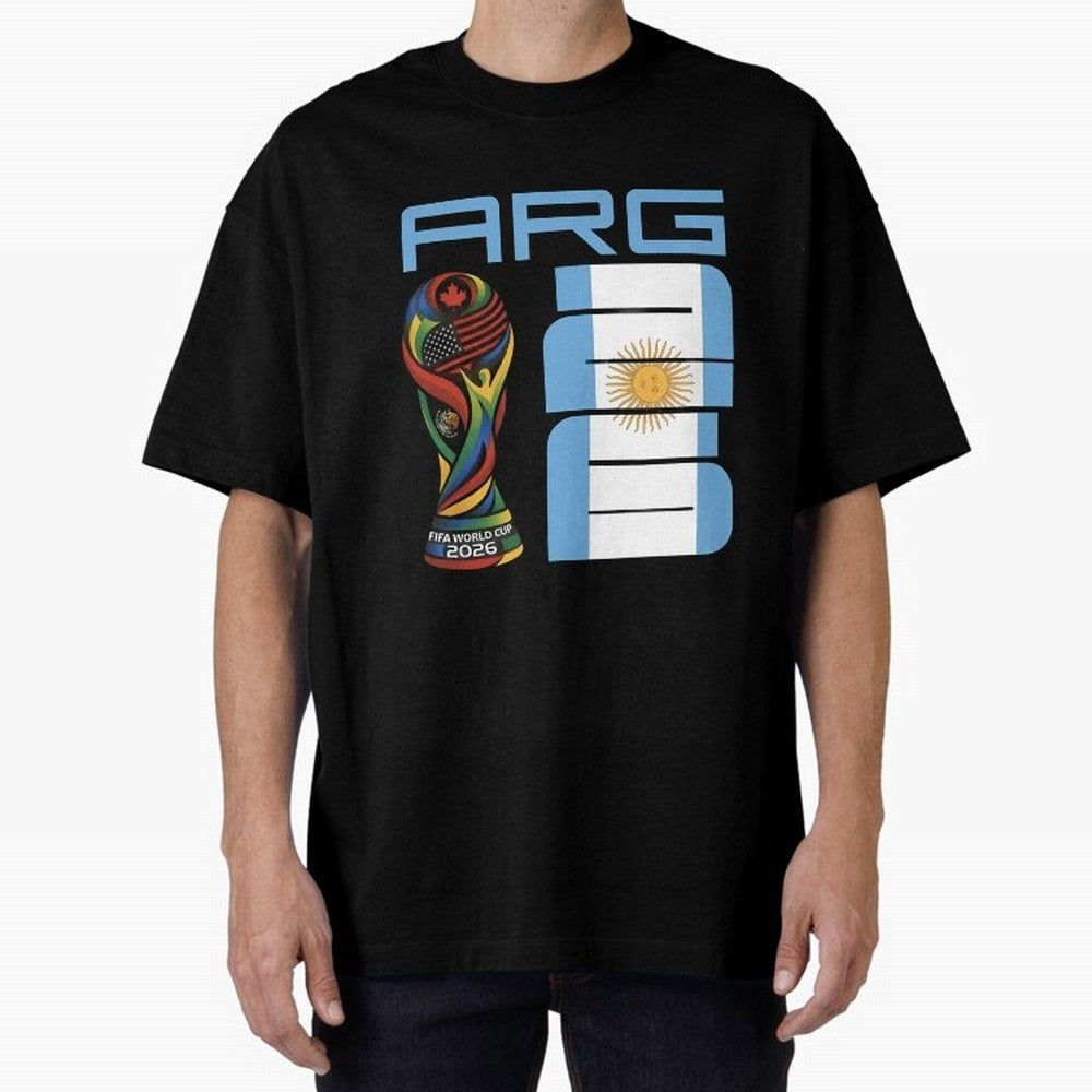 Argentina World Cup 2026 Soccer Fan Art - ARG Albiceleste Essential T-Shirt Follow the Final Road of Match Day Hype around FIFA World Cup 2026 Group Stage, CR7, Argentina and Brazil, Supporter Pride, Iconic Celebrations, Legendary Names and Global