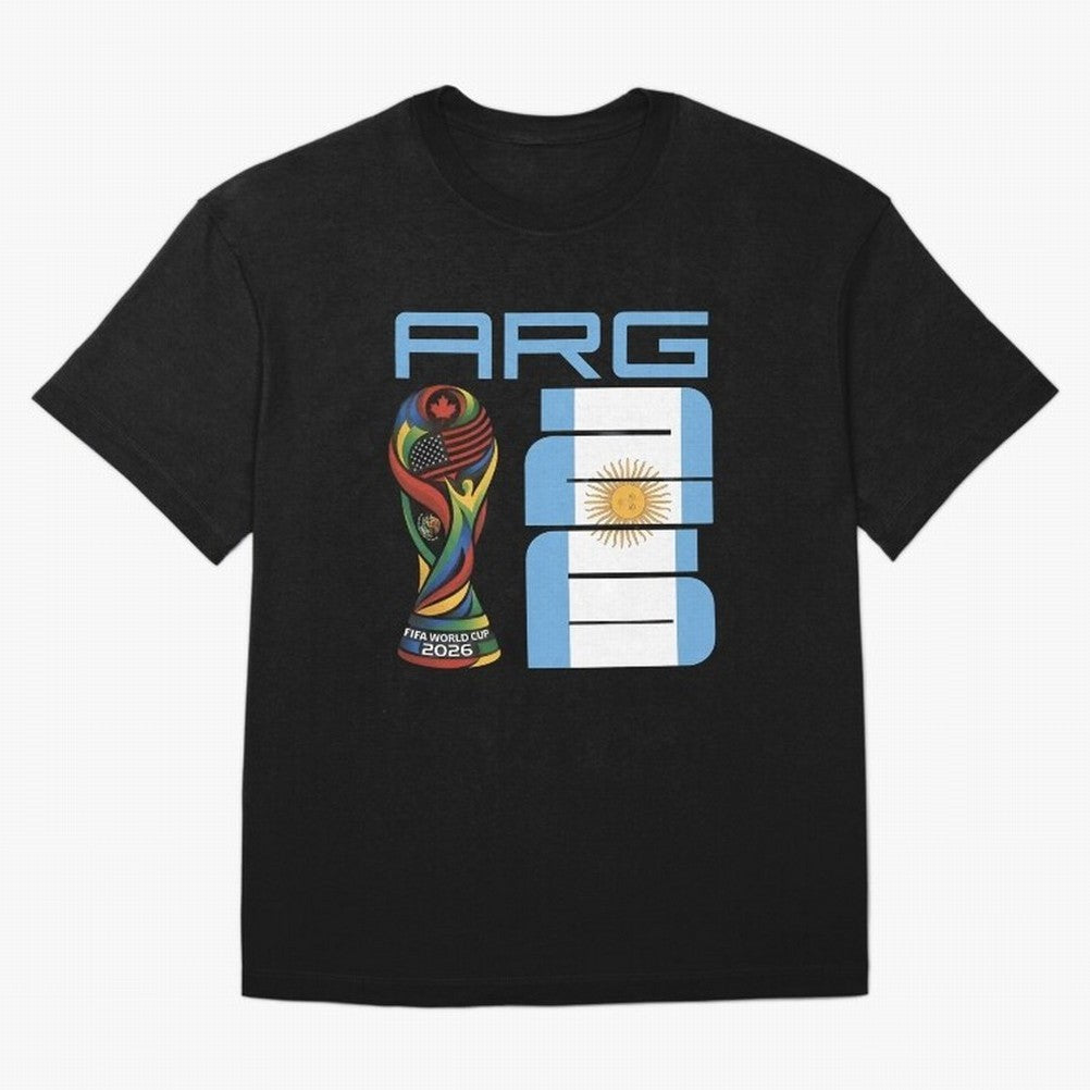 Argentina World Cup 2026 Soccer Fan Art - ARG Albiceleste Essential T-Shirt Follow the Final Road of Match Day Hype around FIFA World Cup 2026 Group Stage, CR7, Argentina and Brazil, Supporter Pride, Iconic Celebrations, Legendary Names and Global