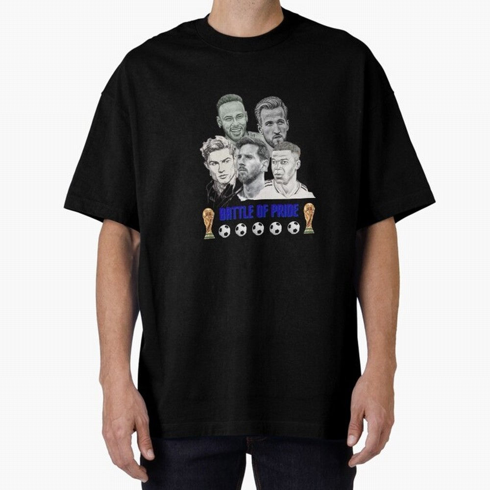 Battle of Pride Classic T-Shirt Capture the FIFA World Cup 2026 USA Canada Mexico Journey through Cristiano Ronaldo Highlights, Argentina and Brazil Pride, Stadium Memories, Football Loyalty, International Chants and Championship Tradition; Perfect