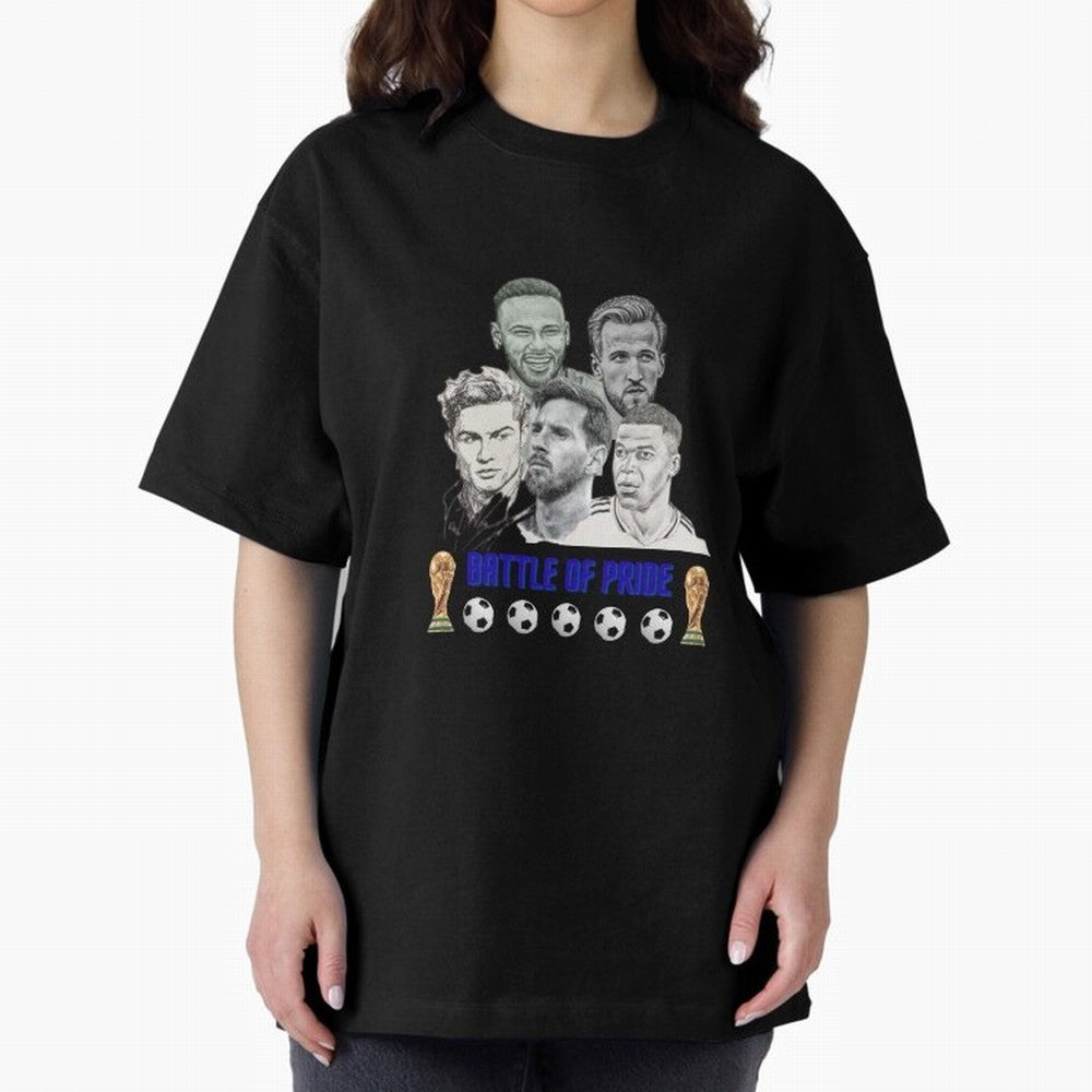 Battle of Pride Classic T-Shirt Capture the FIFA World Cup 2026 USA Canada Mexico Journey through Cristiano Ronaldo Highlights, Argentina and Brazil Pride, Stadium Memories, Football Loyalty, International Chants and Championship Tradition; Perfect