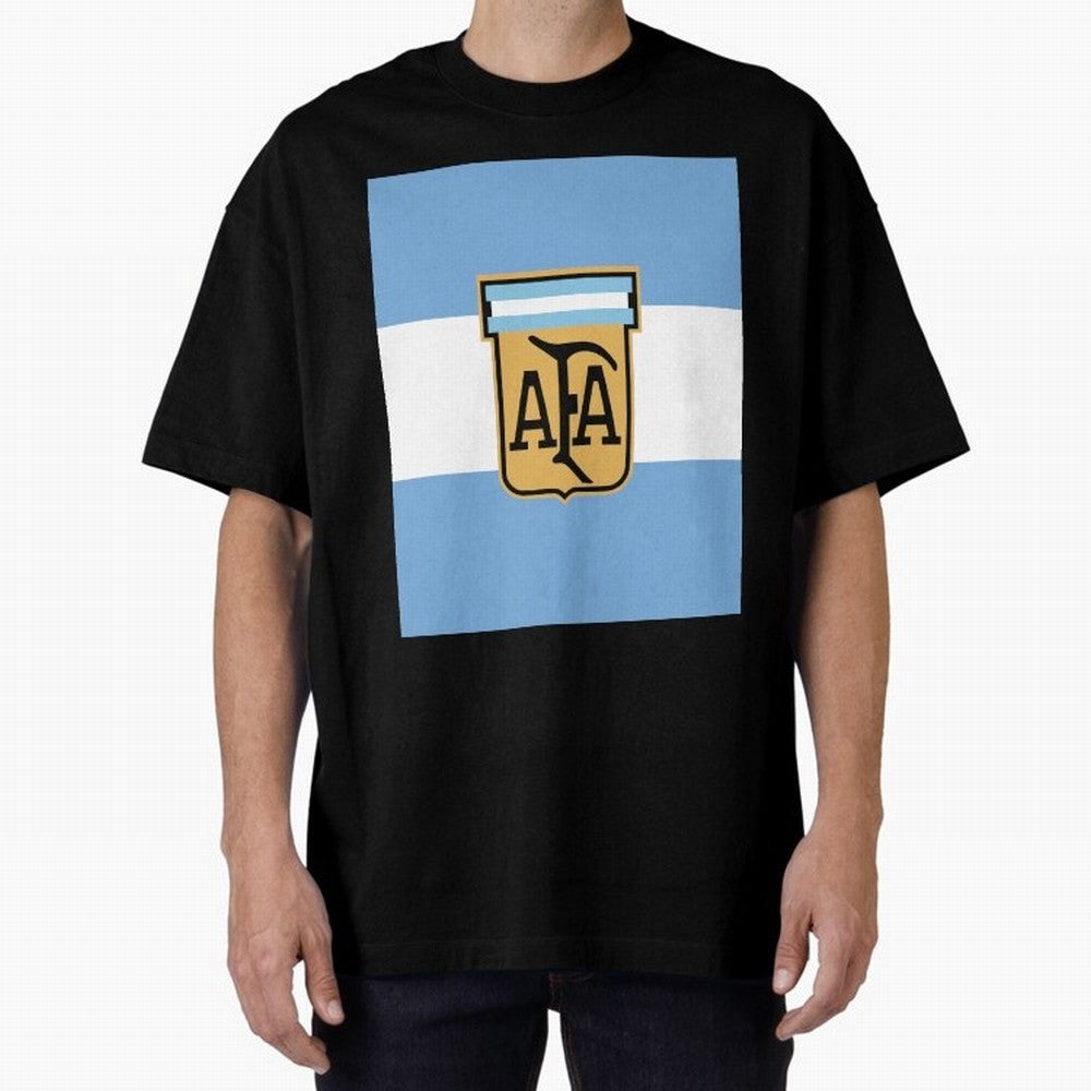 Argentina | 2026 World Cup Fan Apparel Oversized T-Shirt Represent Football Lovers during the FIFA World Cup 2026 Journey through Messi and Cristiano Ronaldo Highlights, Germany Pride, Game Day Rituals, Football Legends, Country Pride and the Road