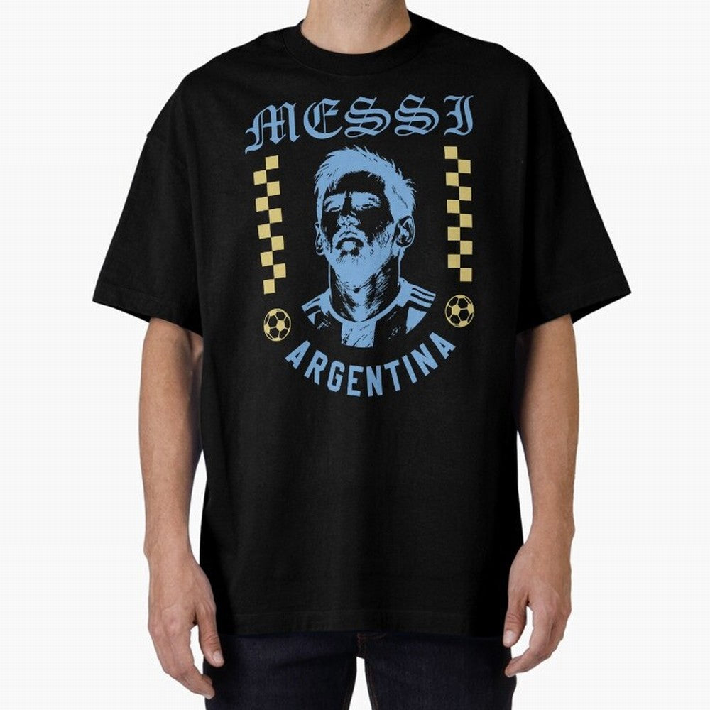 Messi Argentina Vintage Football Design World Cup Fan Art Classic T-Shirt Honor Champions and Dreams in Global Football Passion for FIFA World Cup 2026 Group Stage, with Messi, CR7 and Mbappe, Brazil, Portugal and Argentina, Match Day Excitement,
