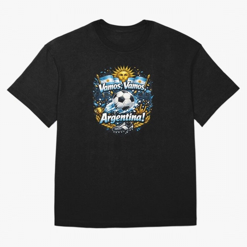 Argentina football 2026 Oversized T-Shirt Honor Champions and Dreams in Match Day Hype around FIFA World Cup 2026 USA Canada Mexico, Messi, CR7 and Mbappe, England, France and Netherlands, Global Supporter Spirit, Legendary Goals, National Colors