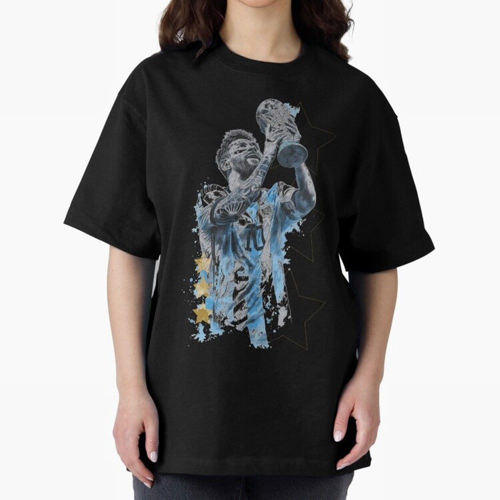 Messi with the World Cup Classic T-Shirt Bring Global Football Passion for FIFA World Cup 2026, Made for Neymar, Haaland and Cristiano Ronaldo, France and Portugal, Worldwide Fan Energy, Dramatic Goals, Stadium Lights and Championship Celebrations;