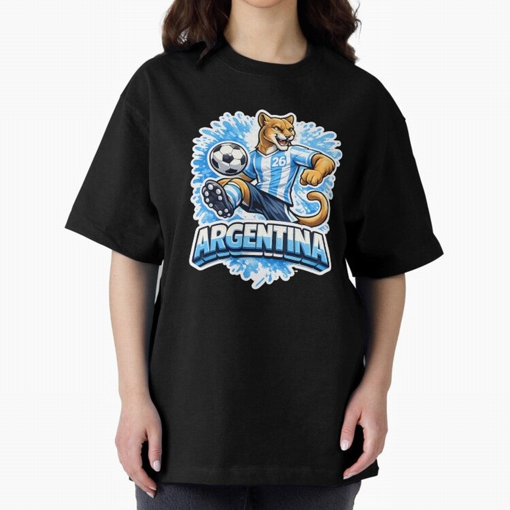 Argentina Soccer Mascot - Albiceleste Edition Essential T-Shirt Carry National Pride through Match Day Hype around FIFA World Cup 2026 Group Stage, Mbappe and Neymar, Spain, Champion Mindset, Group Stage Buzz, Knockout Tension and Passionate Fan