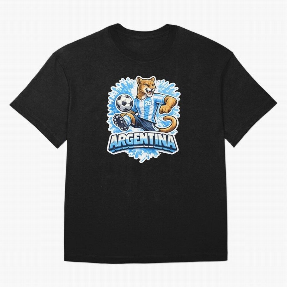 Argentina Soccer Mascot - Albiceleste Edition Essential T-Shirt Carry National Pride through Match Day Hype around FIFA World Cup 2026 Group Stage, Mbappe and Neymar, Spain, Champion Mindset, Group Stage Buzz, Knockout Tension and Passionate Fan