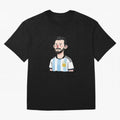 Argentina Soccer Football Player Oversized T-Shirt Celebrate Football Dreams Across FIFA World Cup 2026 for Fans of Neymar and Argentina and Brazil, Bringing Match Day Excitement, Supporter Culture, Golden Goals and Global Football Passion; Made