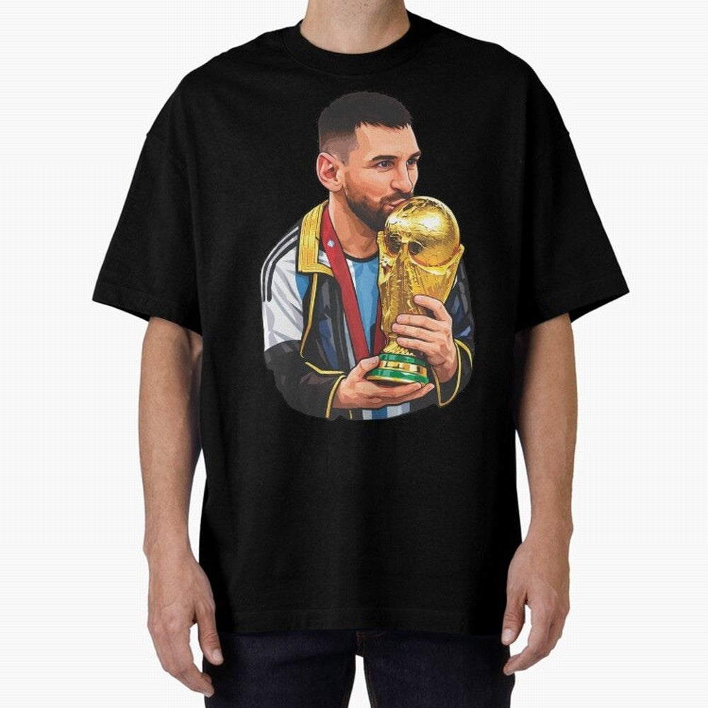 Messi celebrating the 2022 World Cup victory Classic T-Shirt Bring World Football Passion into the FIFA World Cup 2026 Journey through Haaland Highlights, Netherlands Pride, Goal Celebration Energy, Supporter Heritage, Football Icons and Worldwide