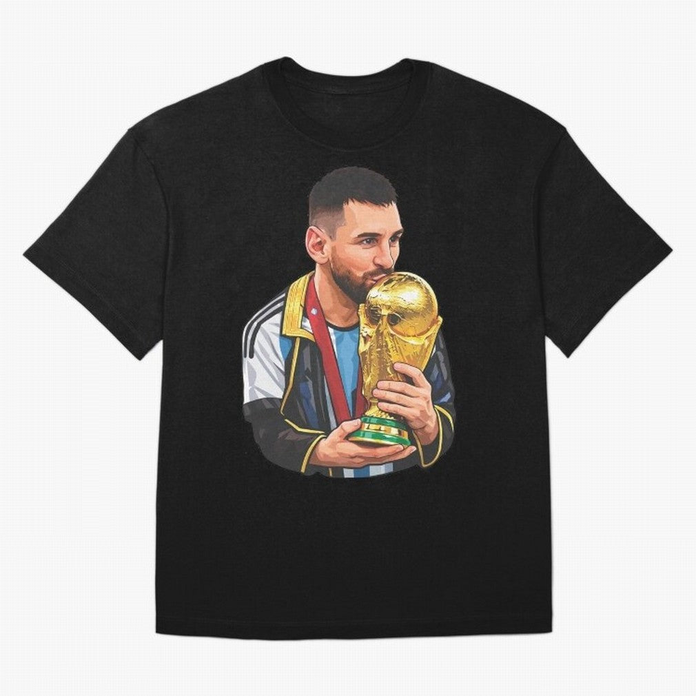 Messi celebrating the 2022 World Cup victory Classic T-Shirt Bring World Football Passion into the FIFA World Cup 2026 Journey through Haaland Highlights, Netherlands Pride, Goal Celebration Energy, Supporter Heritage, Football Icons and Worldwide