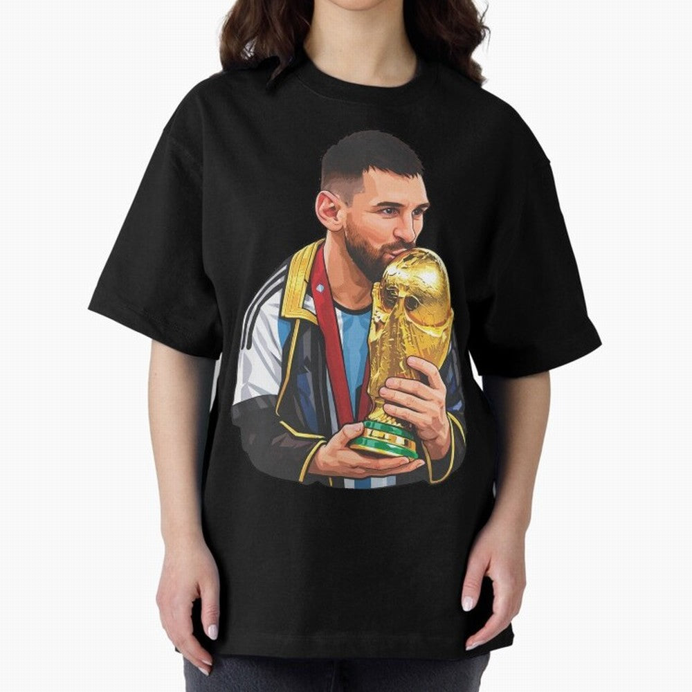 Messi celebrating the 2022 World Cup victory Classic T-Shirt Bring World Football Passion into the FIFA World Cup 2026 Journey through Haaland Highlights, Netherlands Pride, Goal Celebration Energy, Supporter Heritage, Football Icons and Worldwide