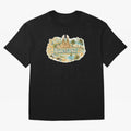 Barcelona Souvenir Sagrada Familia and Mosaic Design Oversized T-Shirt Celebrate Global Passion for Global Football Passion for FIFA World Cup 2026 Group Stage, Celebrating CR7 and Messi, France and Portugal, Football Festival Excitement, Trophy