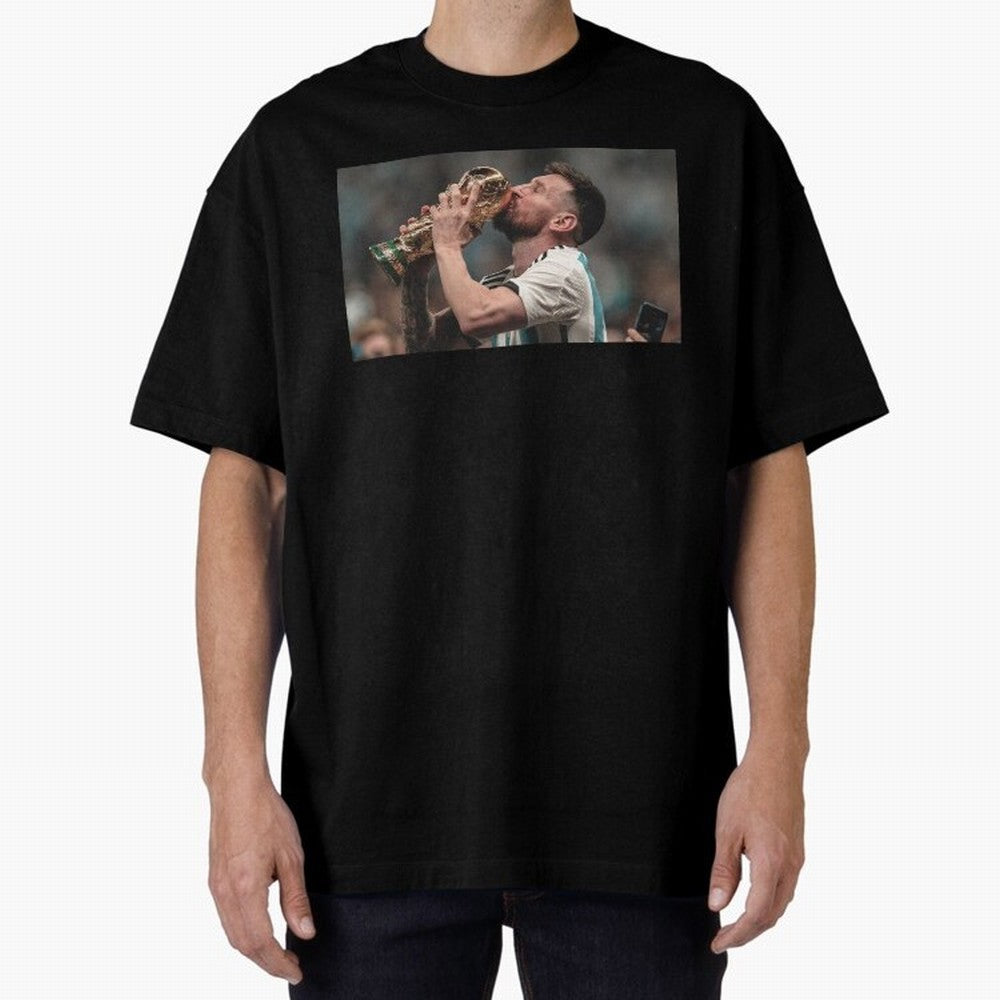 MESSI WITH THE WORLD CUP Classic T-Shirt Keep the Match Day Mood of Global Football Passion for FIFA World Cup 2026 USA Canada Mexico, Featuring Messi, England and Germany, Soccer Culture, Superstar Moments, National Team Dreams and Competitive