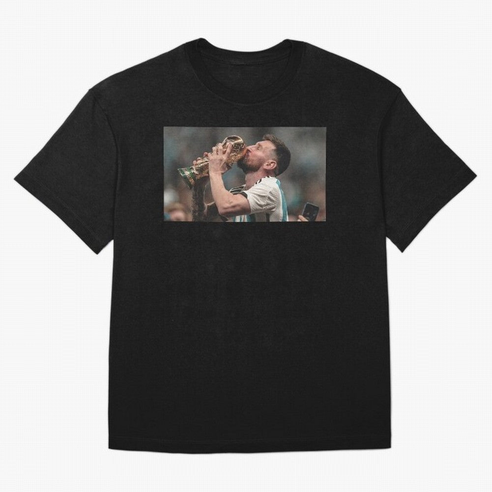 MESSI WITH THE WORLD CUP Classic T-Shirt Keep the Match Day Mood of Global Football Passion for FIFA World Cup 2026 USA Canada Mexico, Featuring Messi, England and Germany, Soccer Culture, Superstar Moments, National Team Dreams and Competitive