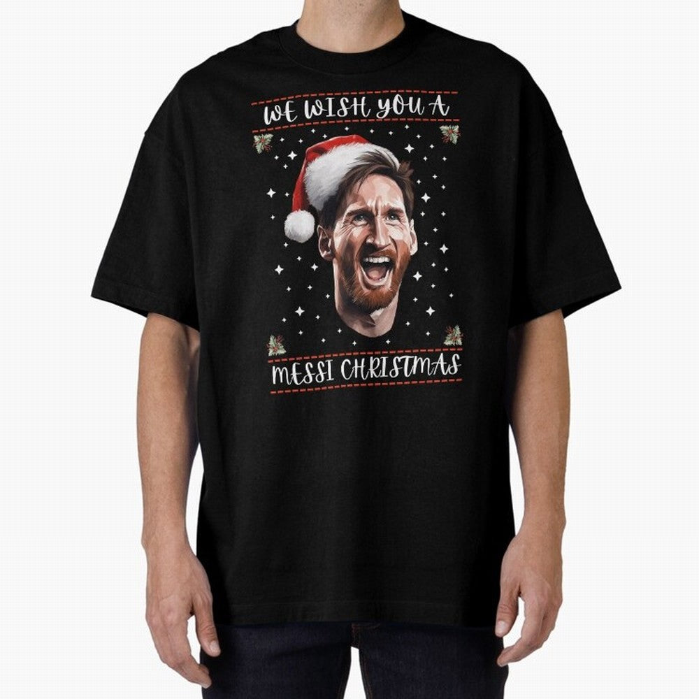 Messi Christmas Funny Football Holiday Classic T-Shirt Bring a Champion Mindset to FIFA World Cup 2026 USA Canada Mexico Driven by Mbappe, England, France and Netherlands Energy, Retro Football Energy, Iconic Rivalries, Trophy Chase Drama and