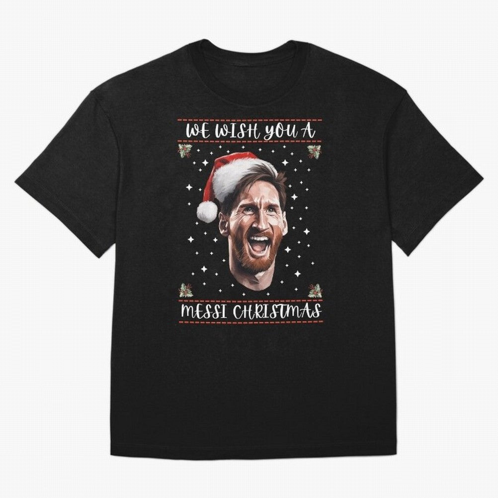 Messi Christmas Funny Football Holiday Classic T-Shirt Bring a Champion Mindset to FIFA World Cup 2026 USA Canada Mexico Driven by Mbappe, England, France and Netherlands Energy, Retro Football Energy, Iconic Rivalries, Trophy Chase Drama and