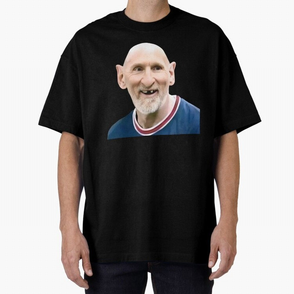 Old and Bald Messi Football Meme Oversized T-Shirt Feel the Roar of Match Day Hype around FIFA World Cup 2026 USA Canada Mexico, Haaland and Mbappe, Spain and Netherlands, Worldwide Fan Energy, Dramatic Goals, Stadium Lights and Championship