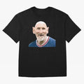 Old and Bald Messi Football Meme Oversized T-Shirt Feel the Roar of Match Day Hype around FIFA World Cup 2026 USA Canada Mexico, Haaland and Mbappe, Spain and Netherlands, Worldwide Fan Energy, Dramatic Goals, Stadium Lights and Championship