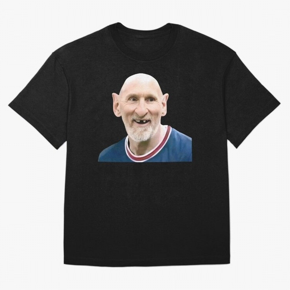 Old and Bald Messi Football Meme Oversized T-Shirt Feel the Roar of Match Day Hype around FIFA World Cup 2026 USA Canada Mexico, Haaland and Mbappe, Spain and Netherlands, Worldwide Fan Energy, Dramatic Goals, Stadium Lights and Championship