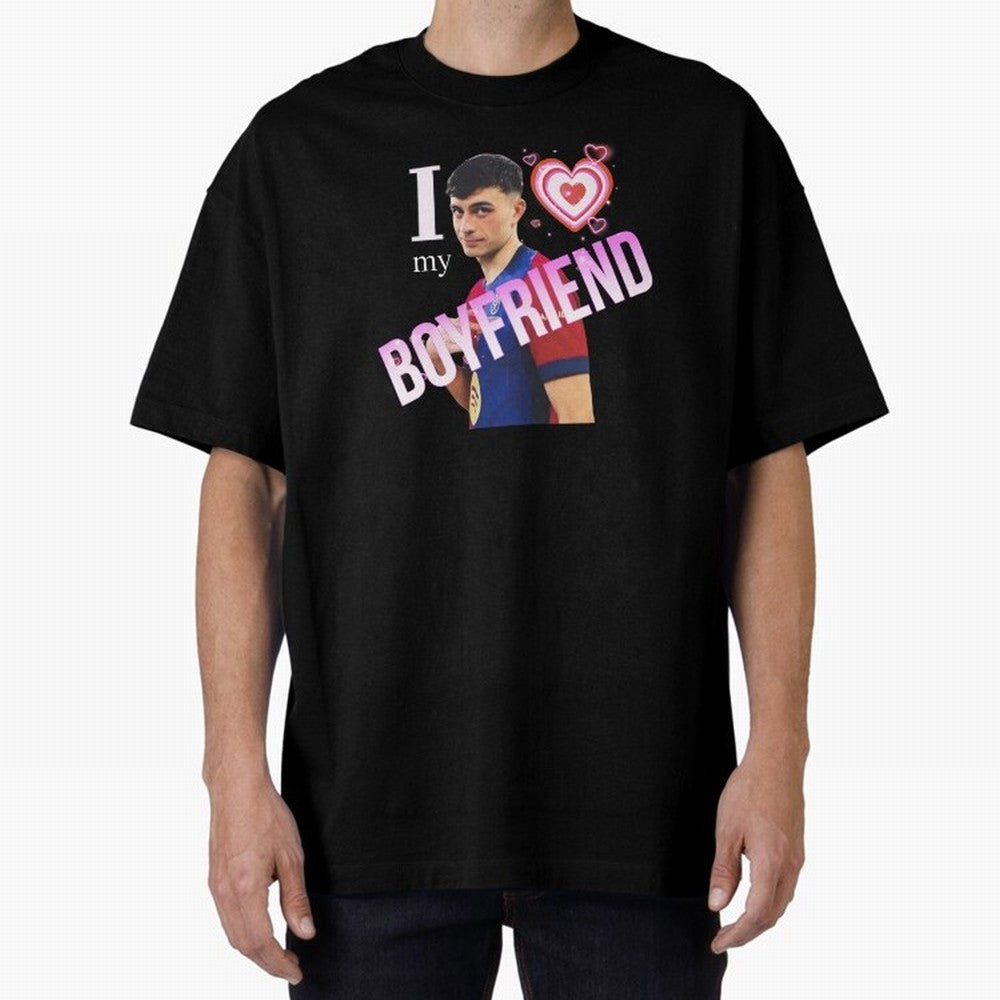 Pedri I love my boyfriend Classic T-Shirt Capture Global Football Passion for FIFA World Cup 2026, Made for Mbappe and Neymar, Spain, Tournament Hype, Historic Matchups, Family Viewing Parties and Global Sports Pride; Great for Supporters Who Love