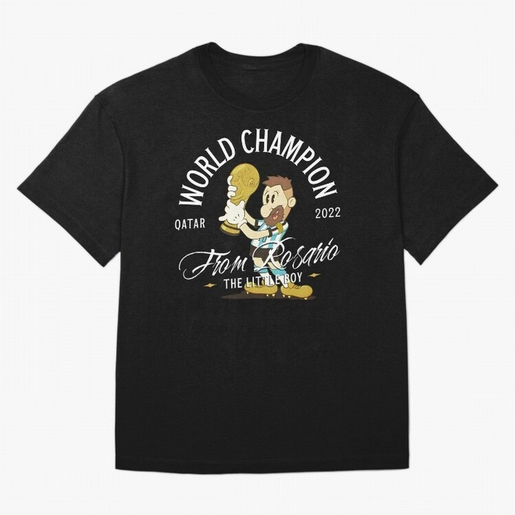 The little boy from Rosario Oversized T-Shirt Stand Out with Spirit from Global Football Passion for FIFA World Cup 2026, Inspired by Haaland, Brazil, Match Day Excitement, Supporter Culture, Golden Goals and Global Football Passion; Perfect for
