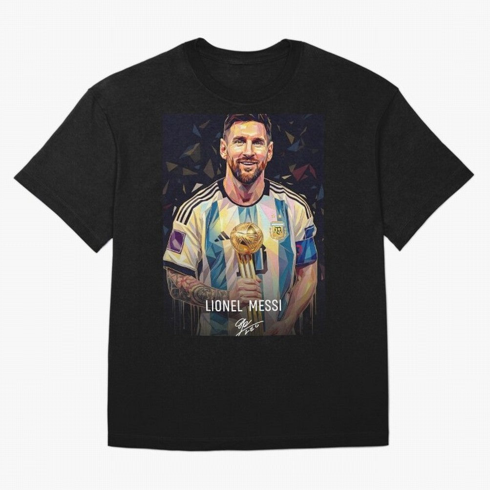 Leonie Messi M10 Football Soccer Player Champion Trophy Glory Classic T-Shirt Honor Champions and Dreams in Match Day Hype around FIFA World Cup 2026, Cristiano Ronaldo, Haaland and CR7, Argentina, France and Brazil, Tournament Hype, Historic