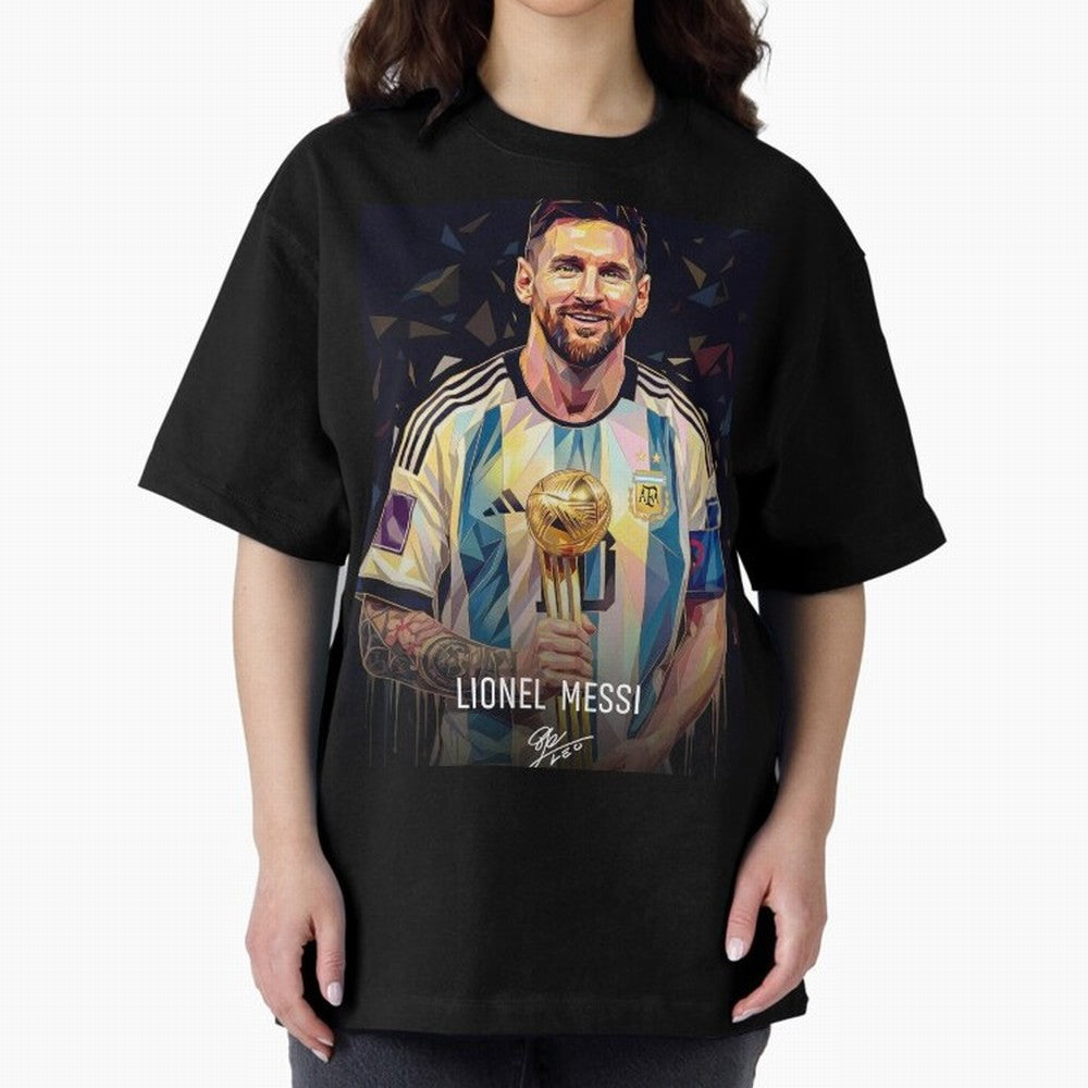 Leonie Messi M10 Football Soccer Player Champion Trophy Glory Classic T-Shirt Honor Champions and Dreams in Match Day Hype around FIFA World Cup 2026, Cristiano Ronaldo, Haaland and CR7, Argentina, France and Brazil, Tournament Hype, Historic