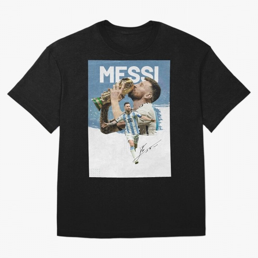 Messi Oversized T-Shirt Honor Football Greatness during Match Day Hype around FIFA World Cup 2026 Group Stage, CR7, England, France and Netherlands, Worldwide Fan Energy, Dramatic Goals, Stadium Lights and Championship Celebrations; Perfect for