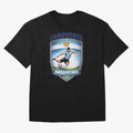 Argentina Vintage Soccer Badge - Campeones 3 Stars Essential T-Shirt Join Supporters Worldwide for Global Football Passion for FIFA World Cup 2026 Group Stage, Connected to Messi and Cristiano Ronaldo, Brazil, Championship Spirit, Famous Goals,