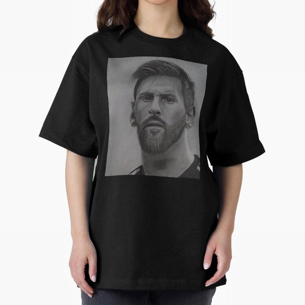 Messi Focused Portrait Art Classic T-Shirt Bring Retro Soccer Energy to Match Day Hype around FIFA World Cup 2026, Haaland, Argentina and Brazil, Game Day Rituals, Football Legends, Country Pride and the Road to the Final; Built for Supporters