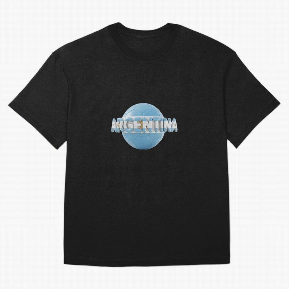 Argentina Soccer World Cup Oversized T-Shirt Follow the Final Road of FIFA World Cup 2026 Group Stage for Fans of Haaland and Mbappe and Argentina and Brazil, Bringing Stadium Chants, National Pride, Trophy Dreams and Unforgettable Football