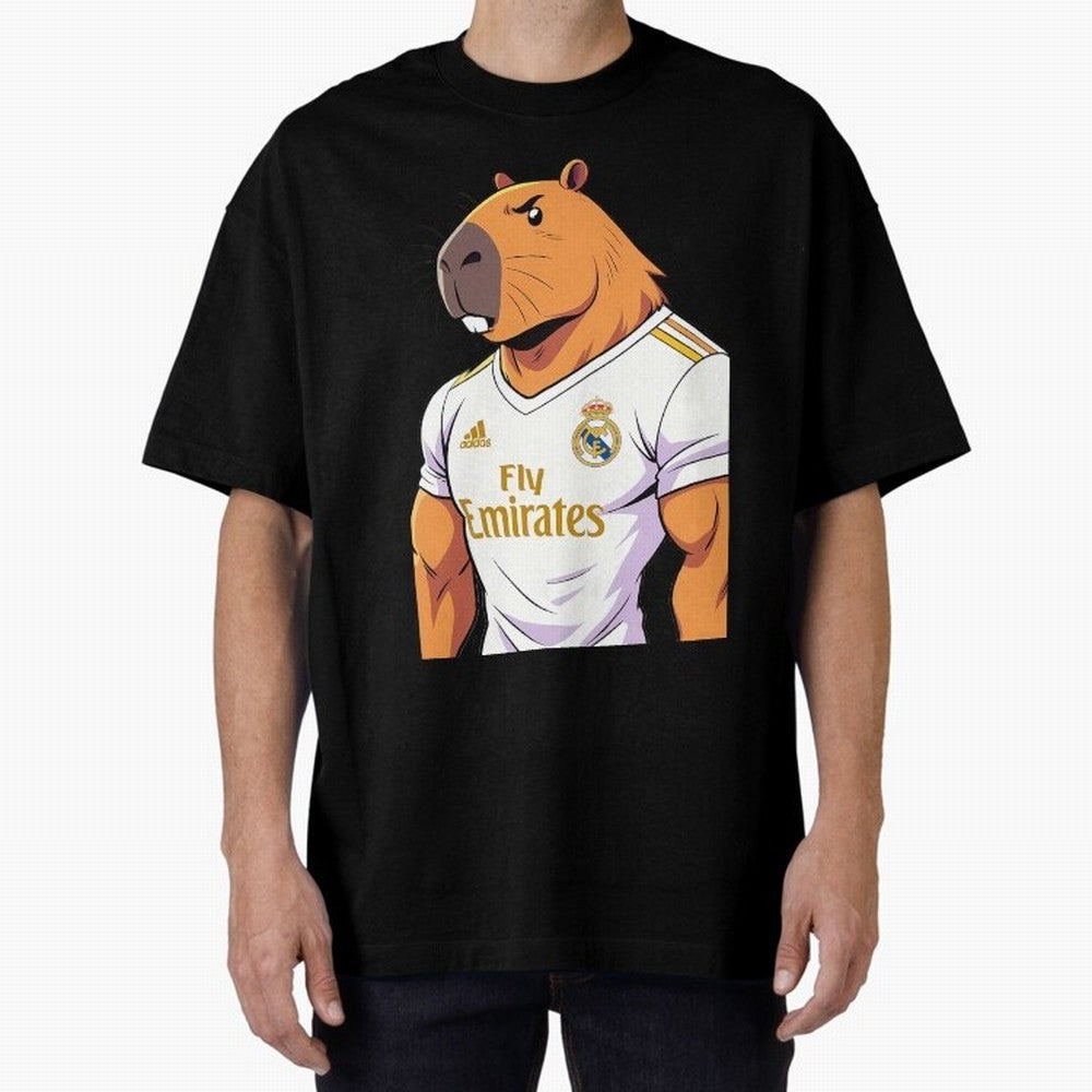 Real Madrid capybara elegant Classic T-Shirt Make Game Day About FIFA World Cup 2026 Group Stage with Messi, CR7 and Mbappe, Brazil Energy, Football Passion, Legendary Performances, Festival Vibes and Supporter Community; Great for Watch Parties,