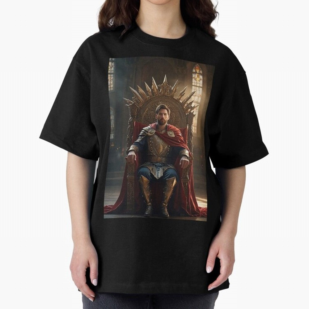 Messi the king Classic T-Shirt Celebrate Football Heritage in Global Football Passion for FIFA World Cup 2026, Inspired by Messi, Argentina, Sports Nostalgia, International Competition, Famous Players and Unforgettable Victories; Ideal for