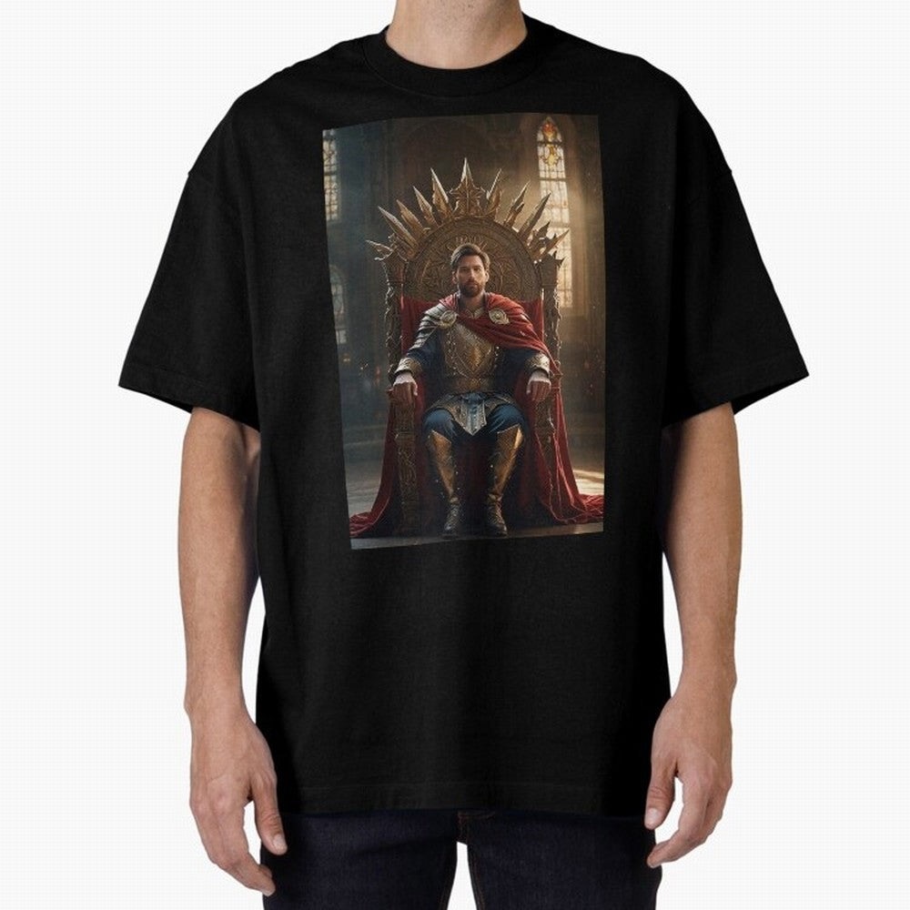 Messi the king Classic T-Shirt Celebrate Football Heritage in Global Football Passion for FIFA World Cup 2026, Inspired by Messi, Argentina, Sports Nostalgia, International Competition, Famous Players and Unforgettable Victories; Ideal for