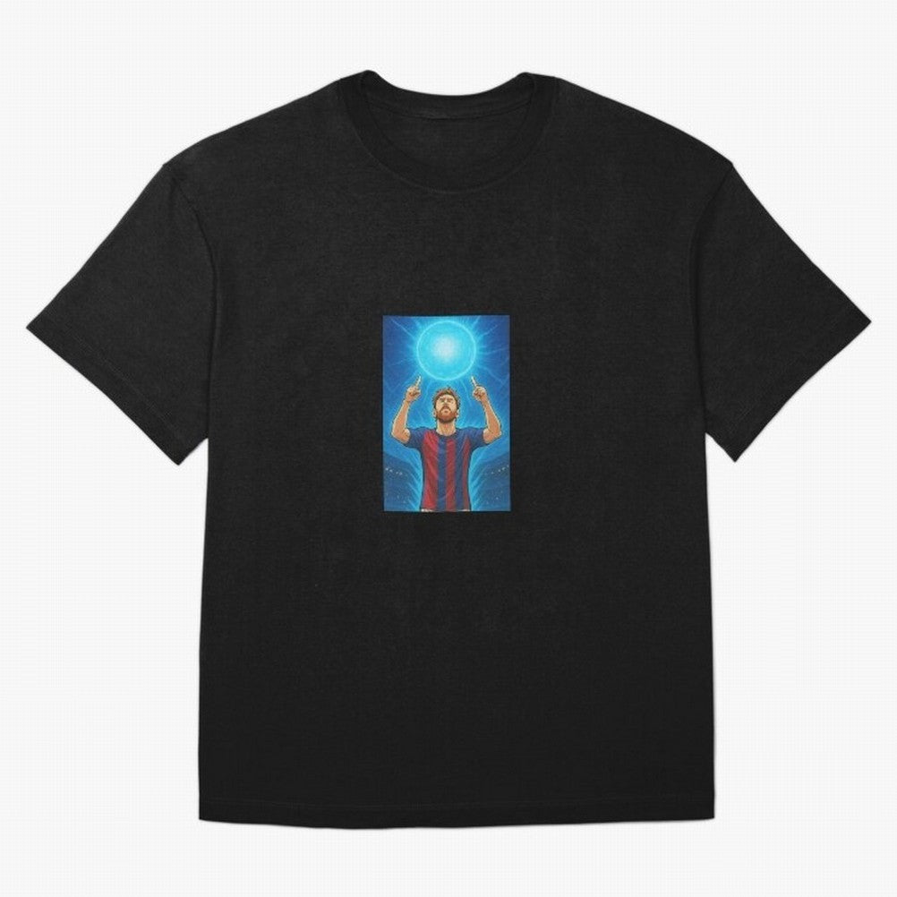 Barcelona Genkidama God Oversized T-Shirt Show Fan Pride Across Match Day Hype around FIFA World Cup 2026 USA Canada Mexico, Haaland, Portugal, Spain and Germany, Championship Spirit, Famous Goals, Roaring Crowds and International Football Unity;