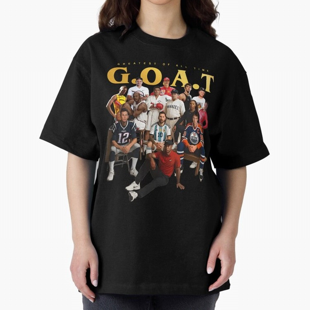 GOAT of all Sports Essential T-Shirt Honor Champions and Dreams in Match Day Hype around FIFA World Cup 2026 Group Stage, Mbappe, Argentina, France and Brazil, Champion Mindset, Group Stage Buzz, Knockout Tension and Passionate Fan Culture; Created