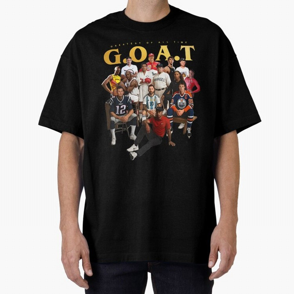 GOAT of all Sports Essential T-Shirt Honor Champions and Dreams in Match Day Hype around FIFA World Cup 2026 Group Stage, Mbappe, Argentina, France and Brazil, Champion Mindset, Group Stage Buzz, Knockout Tension and Passionate Fan Culture; Created