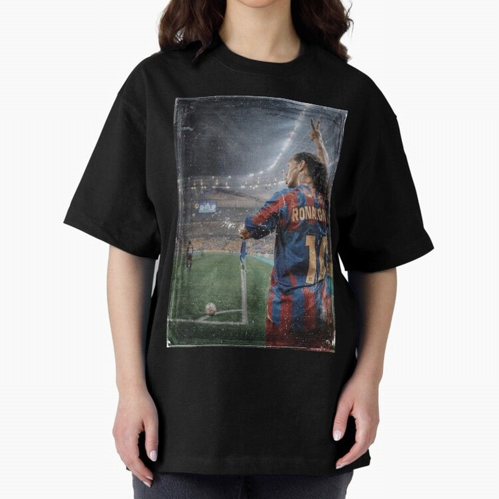 Ronaldinho Vintage Classic T-Shirt Join Supporters Worldwide for Match Day Hype around FIFA World Cup 2026 Group Stage, Cristiano Ronaldo, Haaland and CR7, Argentina, France and Brazil, Goal Celebration Energy, Supporter Heritage, Football Icons