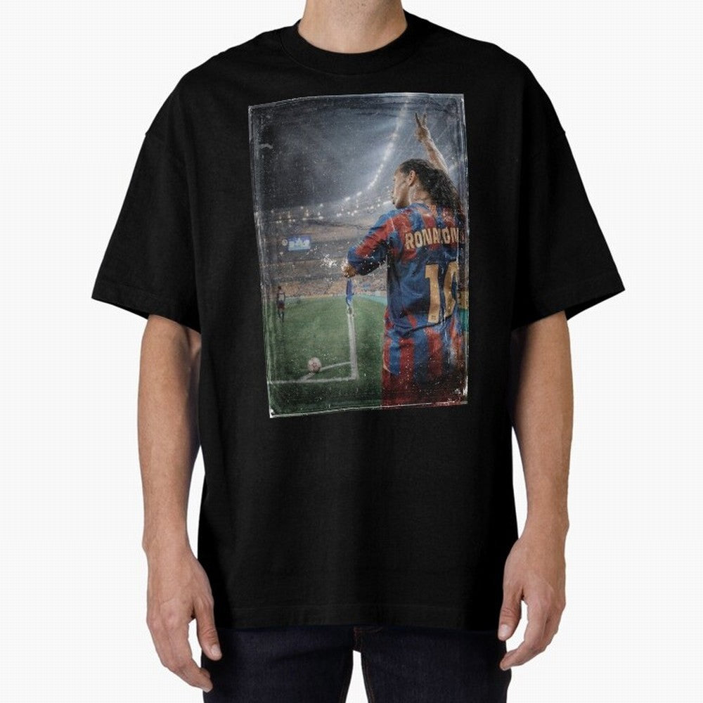 Ronaldinho Vintage Classic T-Shirt Join Supporters Worldwide for Match Day Hype around FIFA World Cup 2026 Group Stage, Cristiano Ronaldo, Haaland and CR7, Argentina, France and Brazil, Goal Celebration Energy, Supporter Heritage, Football Icons