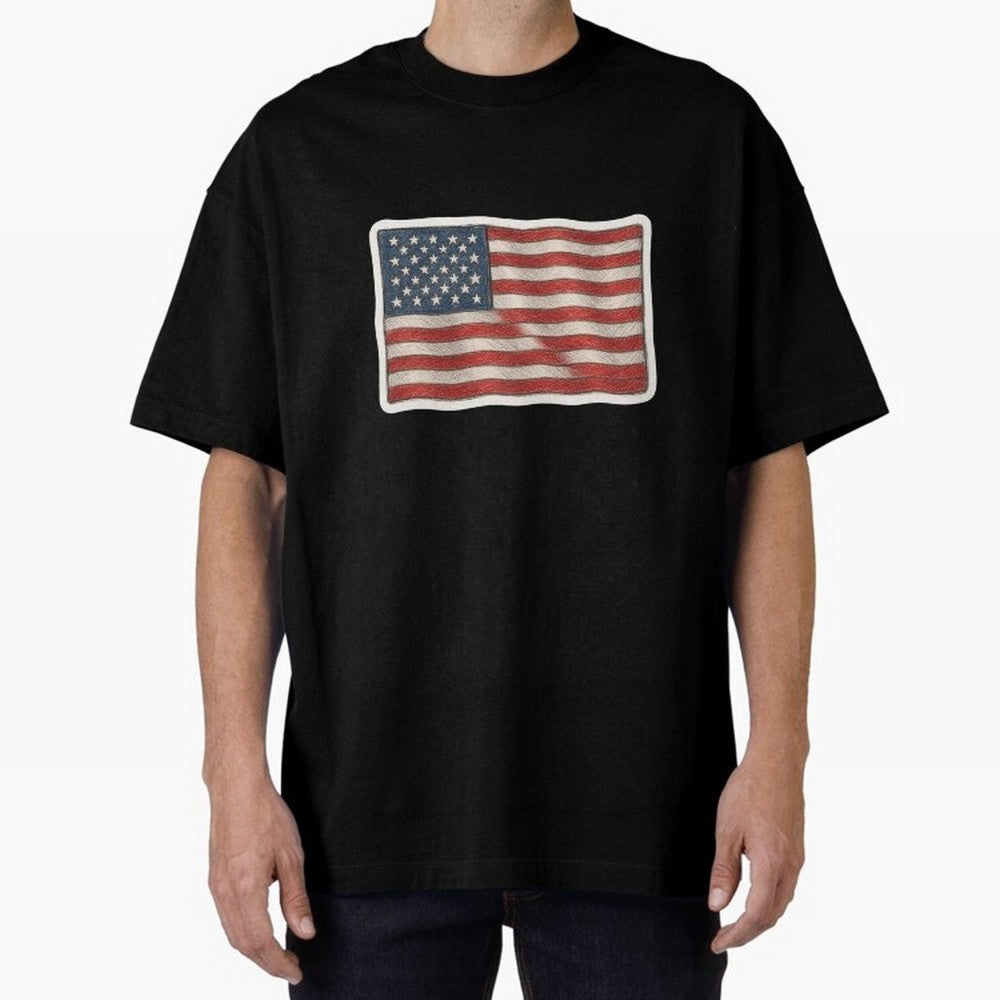 United States Flag USA Patriotic Stars and Stripes Art Classic T-Shirt Bring Bold Fan Energy to FIFA World Cup 2026 Group Stage Spirit, Driven by Netherlands, Messi, CR7 and Mbappe, Fan Favorite Moments, National Team Passion, Big Match Drama and