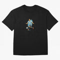 Dynamic Soccer Player Illustration ¨C High-Energy Football Art Classic T-Shirt Bring Home the FIFA World Cup 2026 Journey through CR7 and Messi Highlights, England and Germany Pride, Fan Favorite Moments, National Team Passion, Big Match Drama and