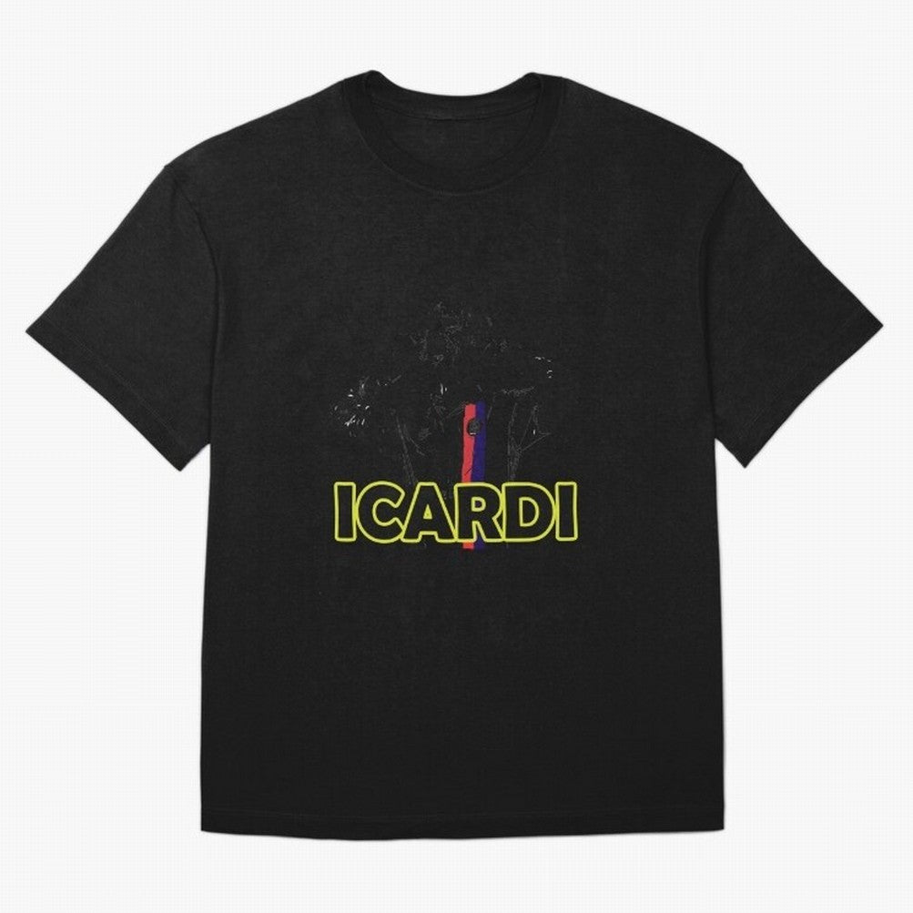 Icardi Essential T-Shirt Follow the Final Road of FIFA World Cup 2026 USA Canada Mexico Centered on Messi, Neymar and Mbappe, Brazil, Portugal and Argentina Energy, Retro Football Energy, Iconic Rivalries, Trophy Chase Drama and Stadium Atmosphere;