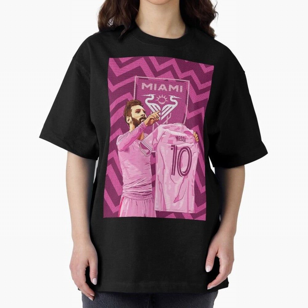 Messi in Inter Miami Classic T-Shirt Show Fan Pride Across the FIFA World Cup 2026 Group Stage Journey through Haaland and Mbappe Highlights, Argentina Pride, Match Day Excitement, Supporter Culture, Golden Goals and Global Football Passion; Ideal