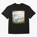 Argentina Flag 3D Football Design ¨C Supporters Argentina Classic T-Shirt Build Match Day Hype around FIFA World Cup 2026 USA Canada Mexico, Cristiano Ronaldo, Haaland and CR7, Argentina, Retro Football Energy, Iconic Rivalries, Trophy Chase Drama