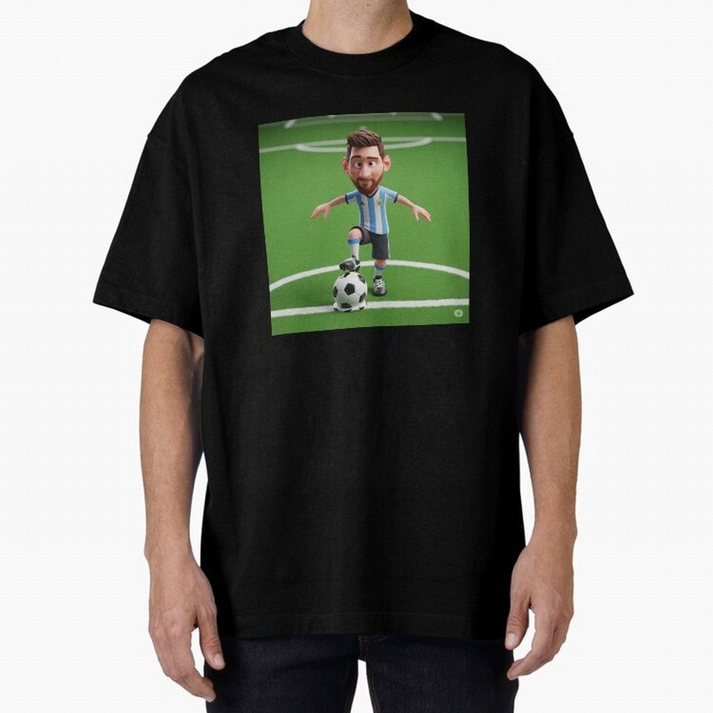Football Oversized T-Shirt Celebrate Football Dreams Across FIFA World Cup 2026 Group Stage for Fans of Haaland and Mbappe and Brazil, Portugal and Argentina, Bringing Global Supporter Spirit, Legendary Goals, National Colors and Tournament