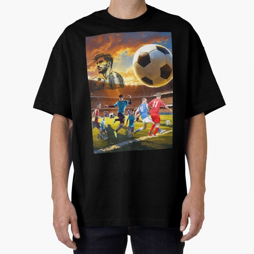 Soccer design Classic T-Shirt Celebrate Classic Football Spirit in FIFA World Cup 2026 for Fans of CR7 and Messi and England and Germany, Bringing Football History, Final Match Energy, Crowd Noise and Once in a Lifetime Moments; Great for Watch